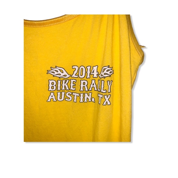 2014 Austin Tx Bike Rally Women's S/M Tank Top - Picture 4 of 4